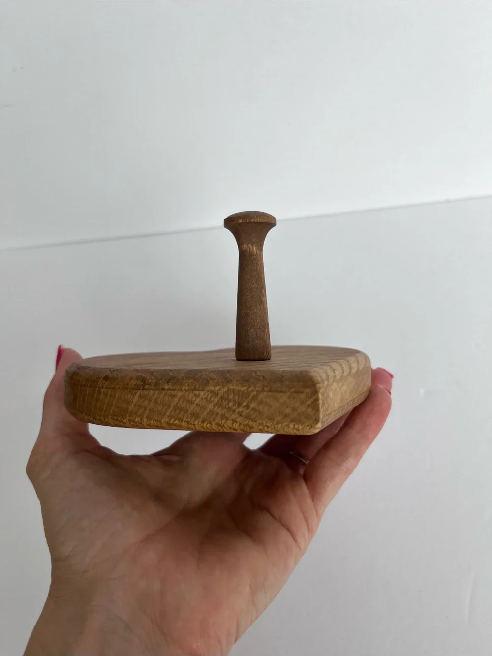 Vintage Handmade Wood Heart Wall Hook